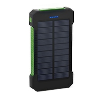 20000mAh Solar Power Bank Large Capacity Portable With LED Flashlight