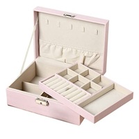 Jewelry Box Organizer Case Holder Storage Earring Ring Display Box
