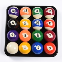 2 inches Pool Billiards Ball Set&Plastic Balls Tray