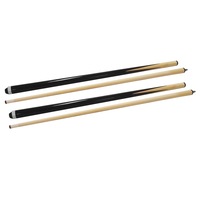 T&R SPORTS 2 PCS 48 Inches 2-Piece Short Billiard Cue Pool / Snooker Table Accessories - Wood