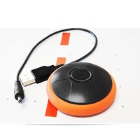 T&R SPORTS Air Powered Electronic Air Hockey Accessories Air Hockey Puck Rechargeable For Air Hockey Table Top