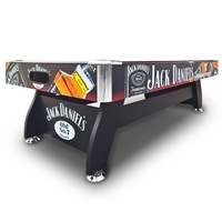 T&R SPORTS 8FT MDF Billiard Table Free Accessories Pool Snooker Table - JD&Black