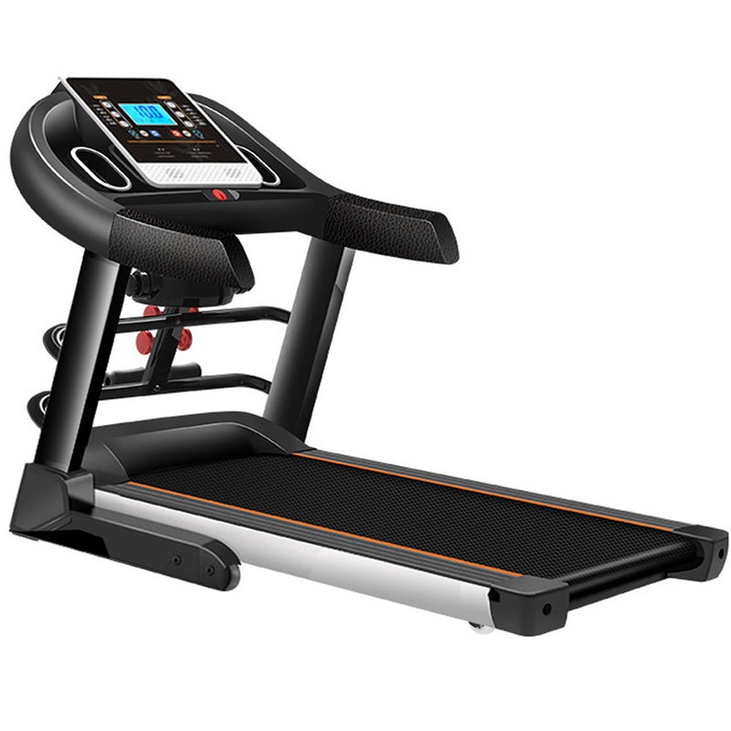 JMQ Fitness T600 2.0HP Foldable Electric Treadmill w/ Multifunctional Accessories Home Bluetooth