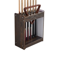 MACE 12 Holes Durable Billiard Cue Rack Pool Cue Stand - Black