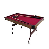 MACE 4FT Foldable Billiard Table Small and Portable - Red