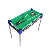 T&R SPORTS 2Ft8In Billiard Table Free Accessaries With Steel Legs - Black&Green