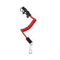 Elastic Kayak Canoe Paddle Leash Surfboard Surfing Leash Rope Safety Leash Rowing Boats Lanyard Fishing Rod Kayak Accessories