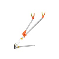 Foldable Fishing Rod Bracket Rack Pole Stand Holder Adjustable Flexible Stainless Steel Support Double Rods Chair Equipment Tool - 1.5M