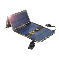 Folding Portable Solar Charger Solar Phone Charger for iPhone Samsung Huawei Xiaomi OnePlus OPPO Vivo Honor LG Sony Google etc. - camouflage