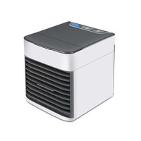 Home Mini Air Conditioner Portable Air Cooler 7 Colors LED USB Personal Space Cooler Fan Air Cooling Fan Rechargeable Fan Desk