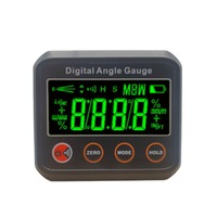 Mini Digital Display Inclinometer Angle Ruler with Magnetic Angle Ruler Woodworking Inclinometer Precise Measurement Tool