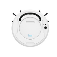 Multifunctional Sweeping robot vacuum cleaner automatic smart sweeping robot 3-in-1 dry wet floor cleaner machine Rechargeable - white Sweeping Robot