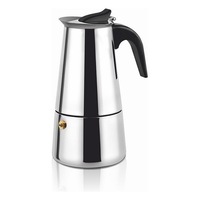 Stainless Steel Coffee Pot With Ergonomic Handle