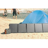 BigBlue 12V 100W Portable Solar Panel Foldable Mono Caravan Camping Charger Kit