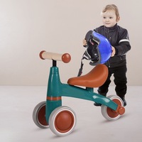 GOMINIMO 3 Wheel Toddler Kid Ride on Balance Bike Scooter Push Tricycle Green