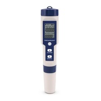 NOVEDEN 5 in 1 Digital Water Quality Test Meter TDS Salinity Temp pH Tester