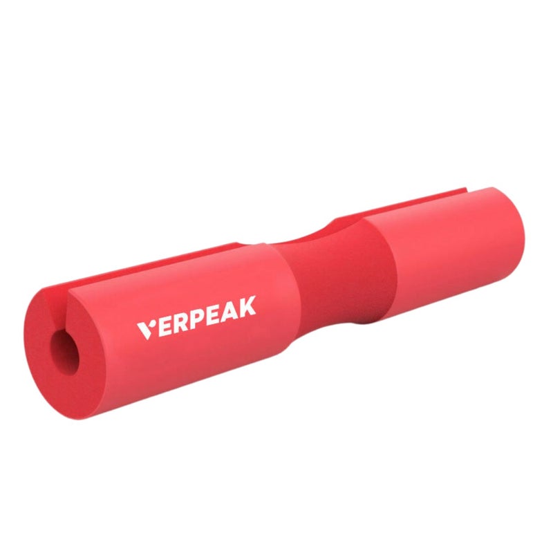 VERPEAK Barbell Squat Pad Lightweight Portable Anti-Slip Material Red