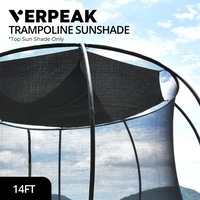 VERPEAK Sunshade Net Trampoline 14ft Safety Round Net UV Protect Cover Outdoor