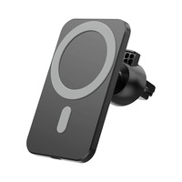 VOCTUS Magsafe Phone Holder with N52 Magnets Wirelessly Charging iPhone Black