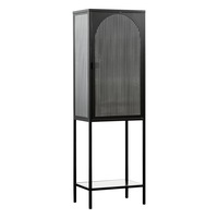 Cooper & Co. Eve 160cm Modern Metal Tall Cabinet Black