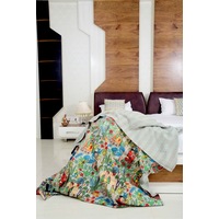 Frida Kahlo Kantha Quilt Indian Quilt Block Print Quilt Linen Connections Bedspread Bohemian Boho Cotton Throw Quilt Handmade Baby Blanket