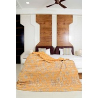 Linen Connections Kantha Quilt Indian Quilt Block Print Quilt Bedspread Bohemian Boho Cotton Throw Quilt Handmade Baby Blanket