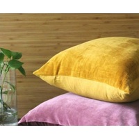 Luxury Cotton Velvet Throw Pillow, Velvet Pillow Cover, Mustard Pillows, Decorative Velvet Pillow, Velvet Cushion Case, 50*50cm