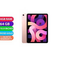 Apple iPad AIR 4 2020 10.9" Wifi (64GB, Rose Gold) - Refurbished (Excellent)