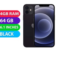 Apple iPhone 12 5G Australian Stock (64GB, Black) - Grade (Excellent)
