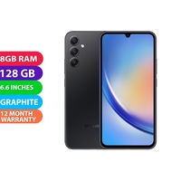 Samsung Galaxy A34 Dual SIM 5G (8GB RAM, 128GB, Graphite) - BRAND NEW