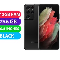 Samsung Galaxy S21 Ultra 5G (256GB, Black) Australian Stock - As New