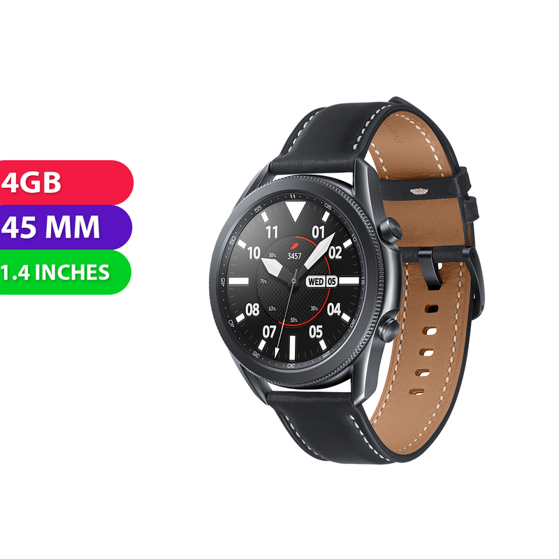 Samsung Galaxy Watch 3 (45MM, Black, Bluetooth) - Used (Excellent) Australia