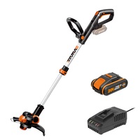 WORX 20V Cordless 2-in-1 Grass Trimmer/ Edger w/ POWERSHARE 2Ah Battery & Charger - WG163E.2
