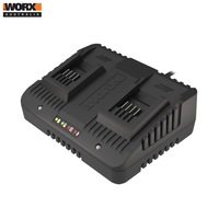 WORX 20V MAX POWERSHARE™ 4A Dual Port Fast Battery Charger - WA3883
