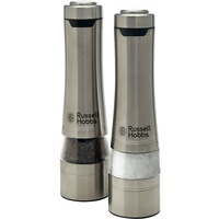 Russell Hobbs Electric Salt and Pepper Mills Grinders Battery Operated Set