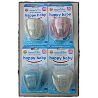 4 Pack - Happy Baby Steam n Go Cherry Silicone Soother