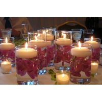 50 Pack of 4cm Ivory Wax Floating Candles - wedding party home event decoration