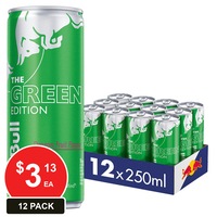 RED BULL 250ML GREEN EDITION (12 PACK) 12 PACK