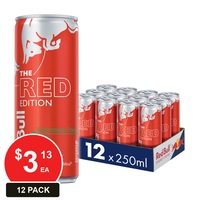 RED BULL 250ML THE RED EDITION (12 PACK) 12 PACK