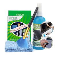 3 in 1 Laptop Cleaning Kit Monitor TV PC LED LCD Screen Cleaner Cloth Brush