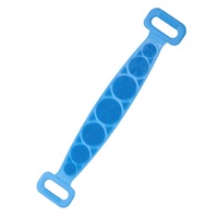 Bath Towel Back Scrub Body Shower Brush Wash Strap Scrubber 70cm - 4 Colours