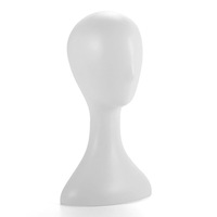 Female Mannequin Plastic Wig Hair Hat Scarf Manikin Head Model Display Stand 3 Colours