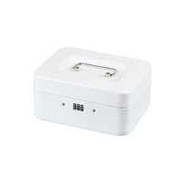 Lockable Cash Box Deposit Slot Petty Cash Money Box Safe Code Lock Combination Lock Gift(5 Sizes, 4 Colours)