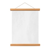 Magnetic Poster Frame Teak Wooden Hanging Wall Art Poster Hanger 61cm