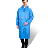 Men's Overalls Waterproof Raincoat Lightweight Work Hooded Long Coats-4 Sizes