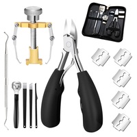 Toenail Toe Nail Clipper Cutter Fungus Ingrown Scissors Chiropody Podiatry Set