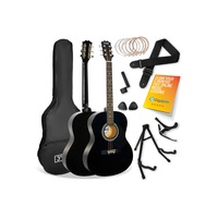 3rd Avenue Acoustic Guitar Premium Pack - Black