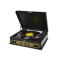 mbeat Vintage USB Turntable w/ Bluetooth Speaker & AM/FM Radio