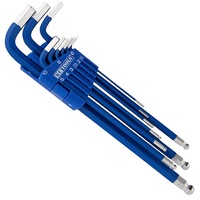 KC Tools 9pc Extra Long Metric Ball Point Hex Allen Key Set