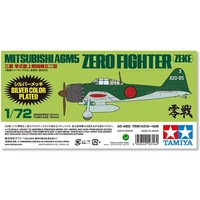 Tamiya 1/72 Mitsubishi A6M5 Zero Fighter (ZEKE) - Silver Plated Kit